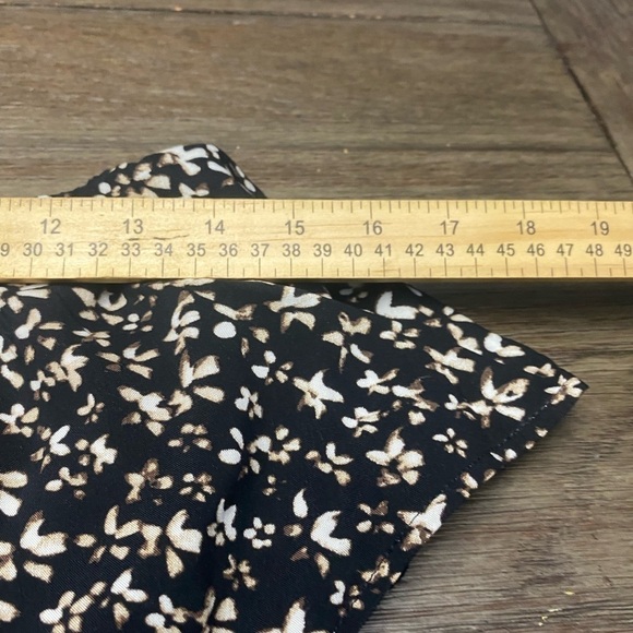 Express women floral off the shoulder fit flare mini summer dress - Picture 8 of 10